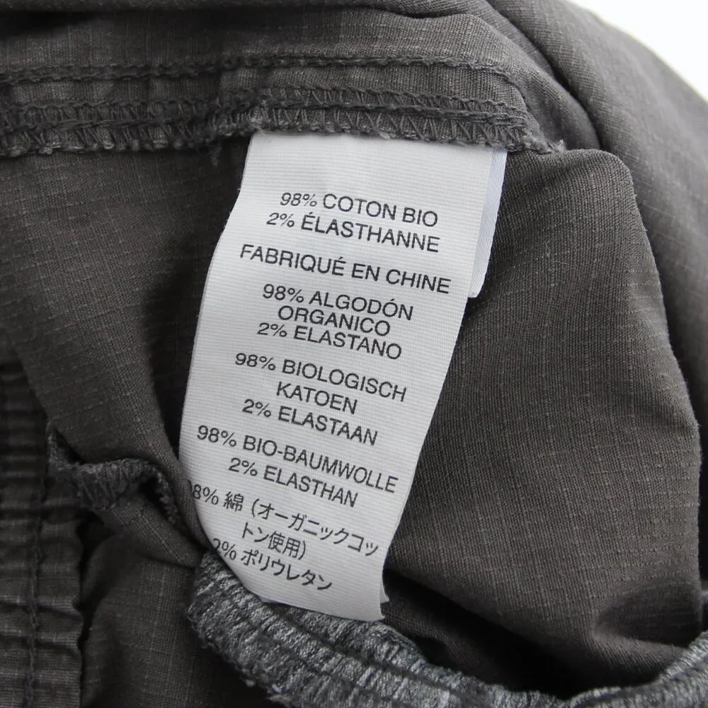 Vuori Ripstop Pant Men's Gray Organic Cotton Size Small